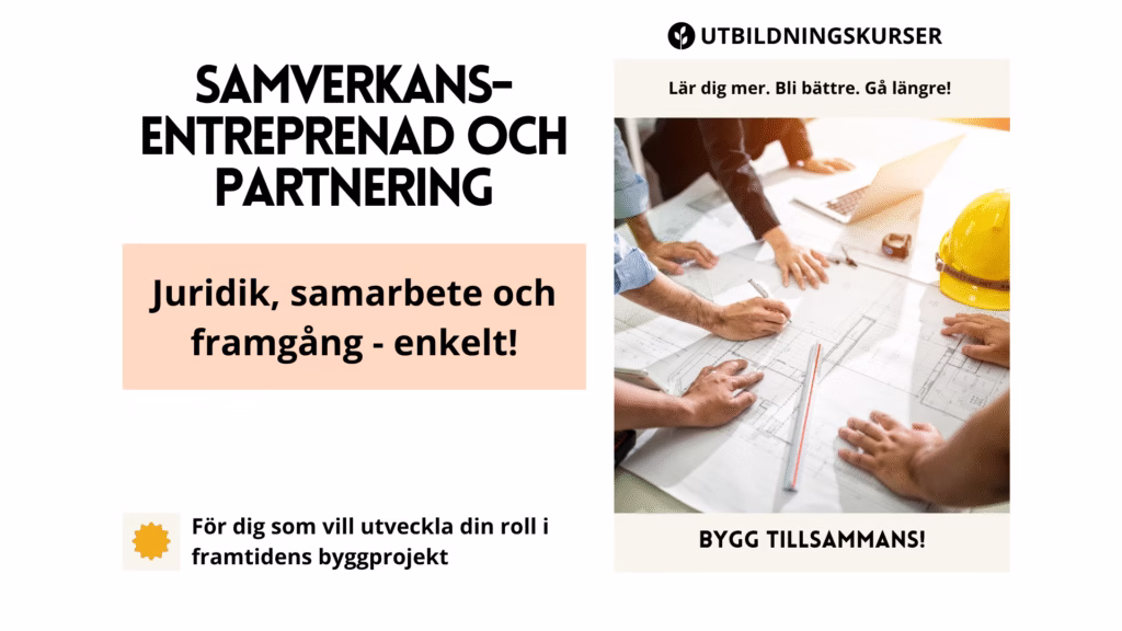 Samverkansentreprenad och partnering Cover