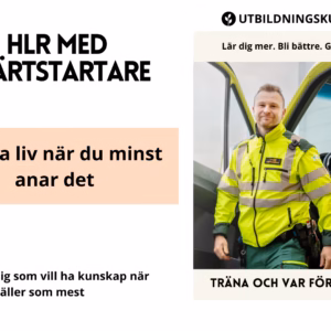 HLR med hjärtstartare utbildning kursframsida